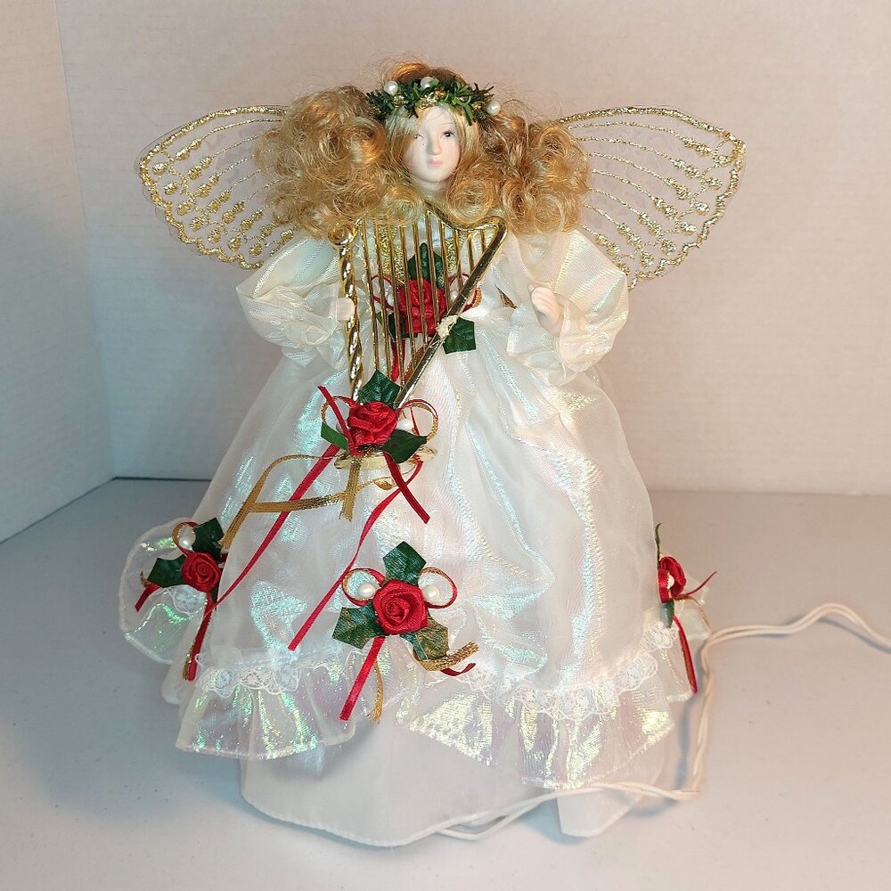 Traditions Lighted Angel Tree Topper